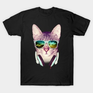 Hipster Cat T-Shirt